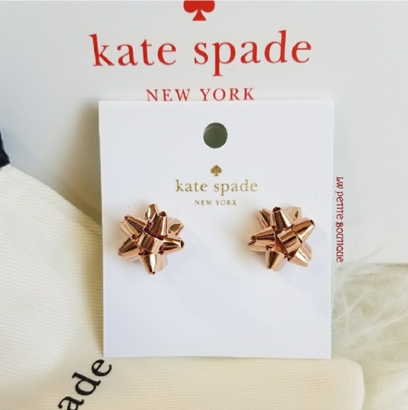 kate spade Jewelry - Kate Spade Rose Gold Bow Earrings kate spade Jewelry - Kate Spade Rose Gold Bow Earrings